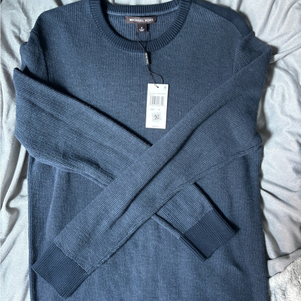 Michael Kors NWT Men's Navy Crewneck Sweater